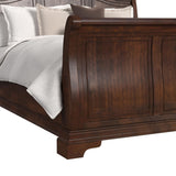 Cameron Cherry King Sleigh Bed - Tampa Furniture Outlet