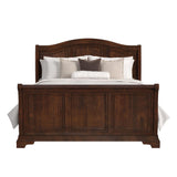 Cameron Cherry King Sleigh Bed - Tampa Furniture Outlet