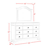 Cameron Cherry Dresser & Mirror Set - Tampa Furniture Outlet