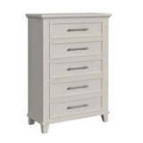 Canterbury 5-Drawer Chest in Ivory - Tampa Furniture Outlet