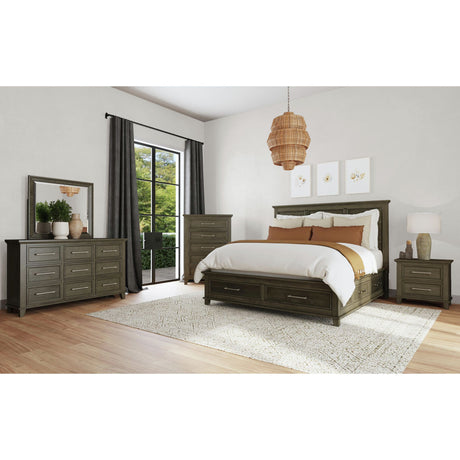 Canterbury 5-Drawer Chest in Grey – SKU B-13030-3-CH | Elements