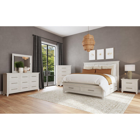 Canterbury 5-Drawer Chest in Ivory – SKU B-13030-7-CH | Elements
