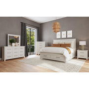 Canterbury King Storage Bed in Ivory – SKU B-13030-7-KSB | Elements