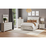 Canterbury Queen Storage Bed in Ivory – SKU B-13030-7-QSB | Elements