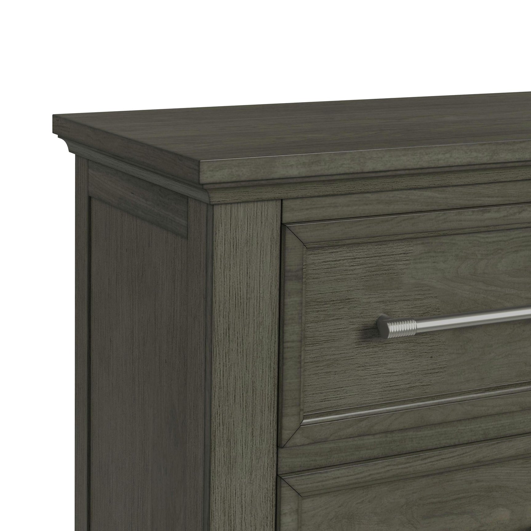 Canterbury Dresser and Mirror Set in Grey