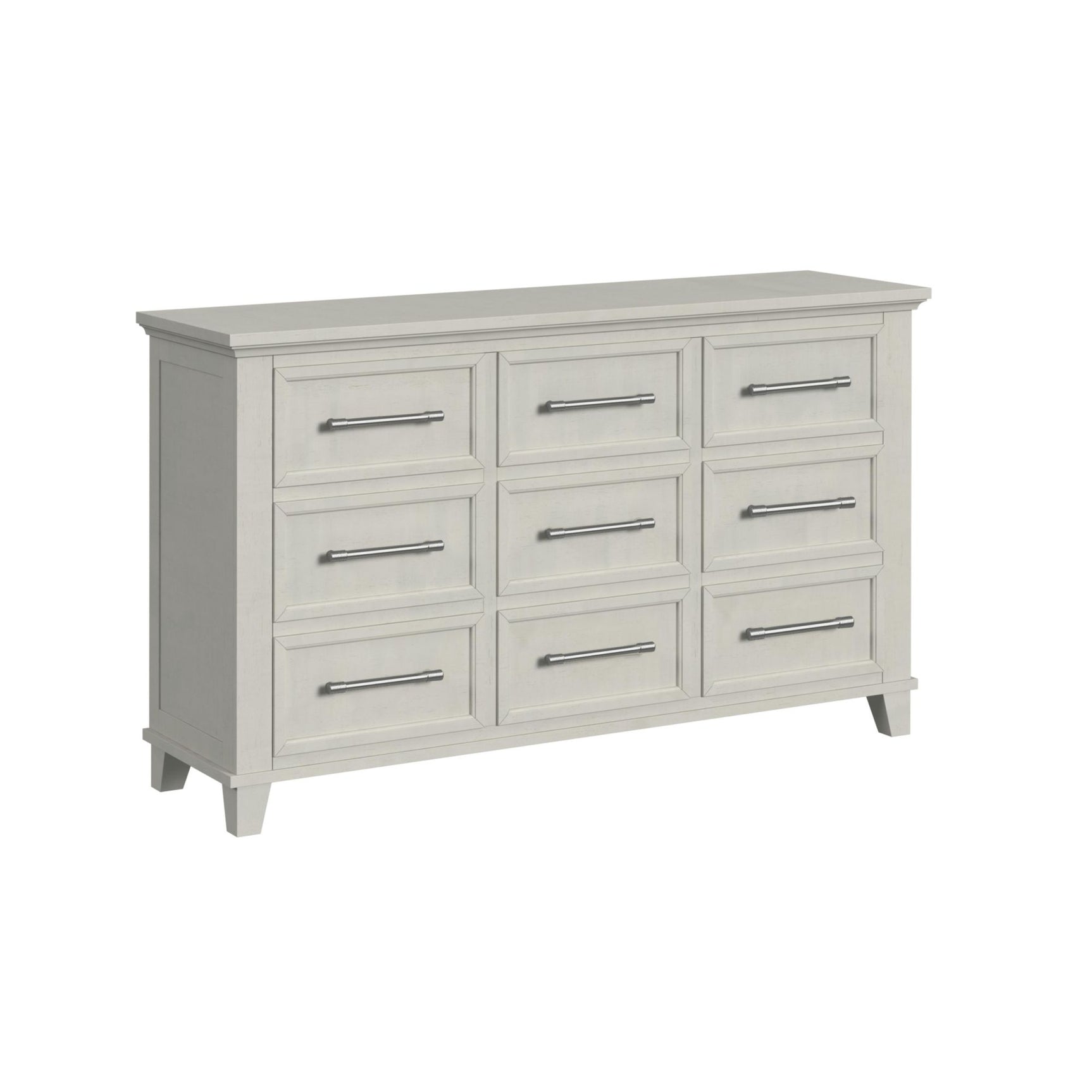 Canterbury 9-Drawer Dresser in Ivory - Tampa Furniture Outlet