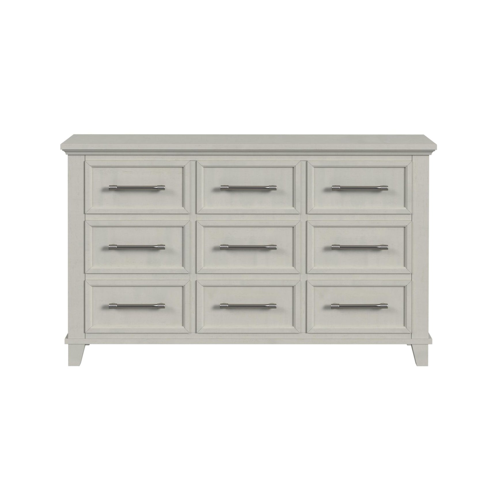 Canterbury 9-Drawer Dresser in Ivory - Tampa Furniture Outlet
