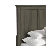 Canterbury Full Panel Bed in Grey - Tampa Furniture Outlet