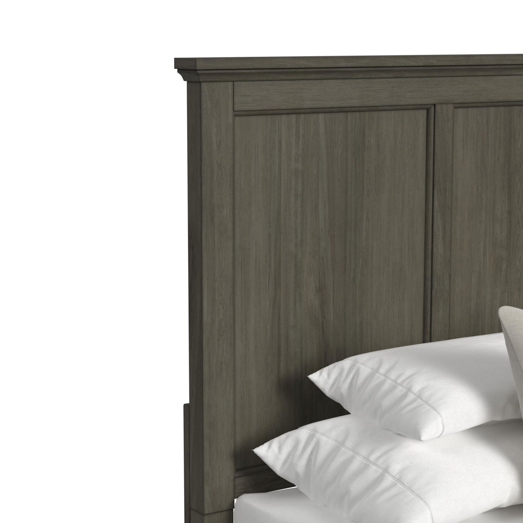 Canterbury Full Panel Bed in Grey - Tampa Furniture Outlet