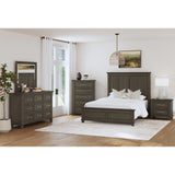Canterbury Full Panel Bed in Grey – SKU B-13030-3-FB | Elements