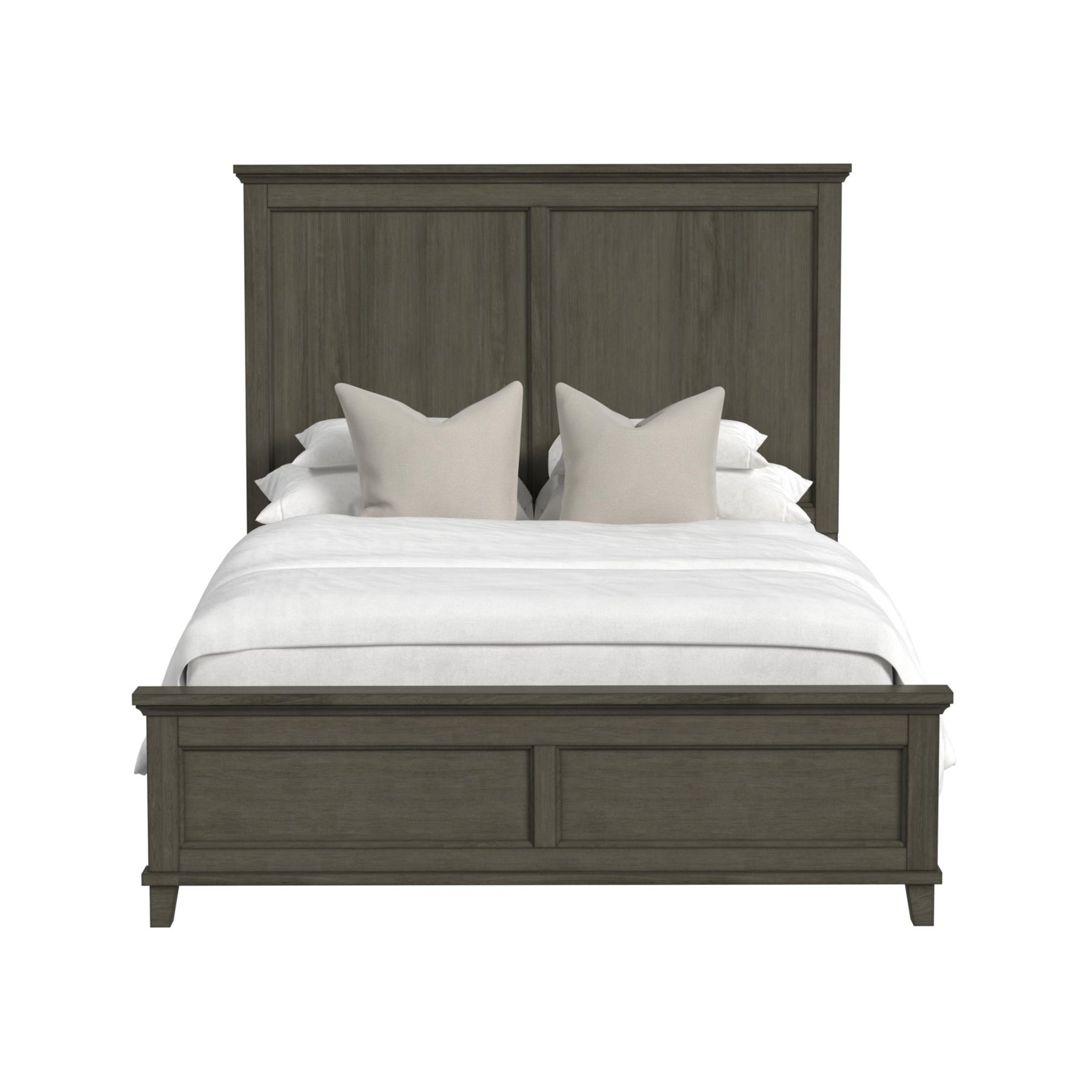 Canterbury Full Panel Bed in Grey - Tampa Furniture Outlet