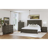 Canterbury Queen Panel Bed in Grey – SKU B-13030-3-QB | Elements
