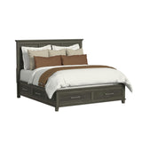 Canterbury King Storage Bed in Grey - Tampa Furniture Outlet