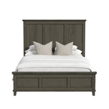 Canterbury Queen Panel Bed in Grey - Tampa Furniture Outlet