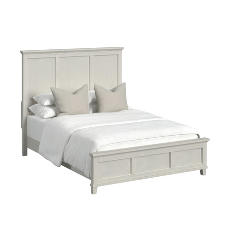 Canterbury Queen Panel Bed in Ivory - Tampa Furniture Outlet