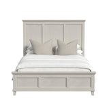 Canterbury Queen Panel Bed in Ivory - Tampa Furniture Outlet