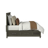 Canterbury King Storage Bed in Grey