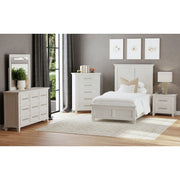 Canterbury Twin Panel Bed in Ivory – SKU B-13030-7-TB | Elements