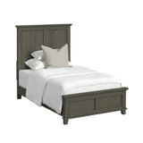 Canterbury Twin Panel Bed in Grey - Tampa Furniture Outlet
