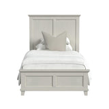 Canterbury Twin Panel Bed in Ivory - Tampa Furniture Outlet