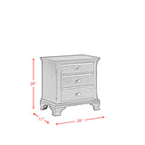 Canton Nightstand Cherry - Tampa Furniture Outlet