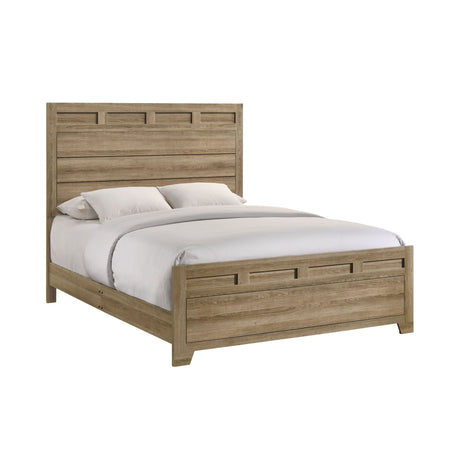 Caro Queen Bed in Natural