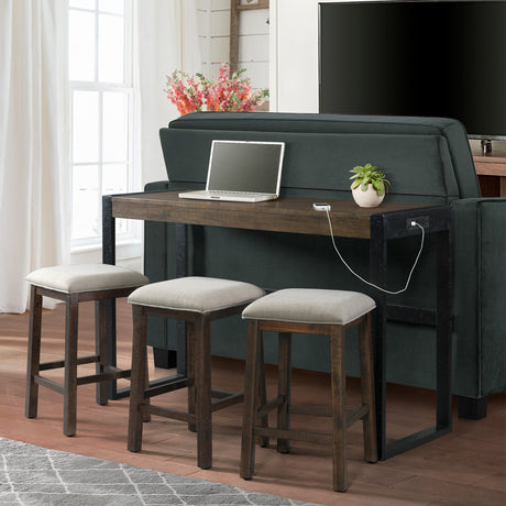 Caesar Occasional Bar Table Single Pack (Table + Three Stools) – SKU TCA100BTSP | Elements