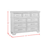 Colorado City 9-Drawer Dresser in Charcoal - Tampa Furniture Outlet