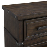 Colorado City 5-Drawer Chest in Charcoal