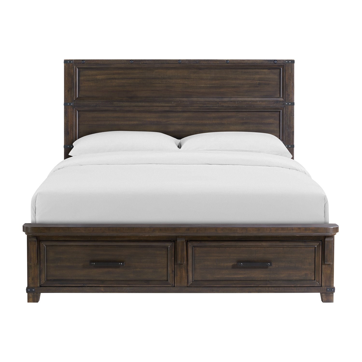 Colorado City King Storage Bed in Charcoal - Tampa Furniture Outlet