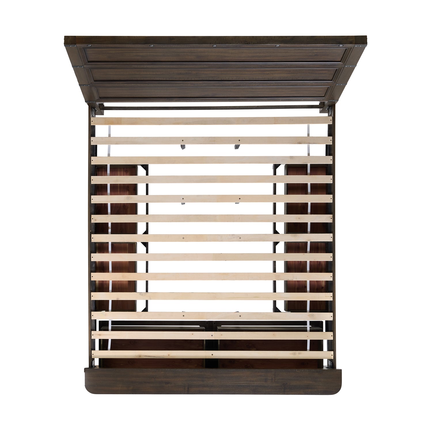 Colorado City King Storage Bed in Charcoal - Tampa Furniture Outlet