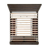 Colorado City King Storage Bed in Charcoal - Tampa Furniture Outlet