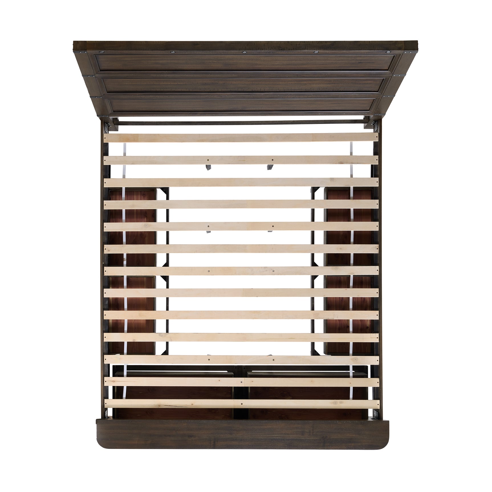 Colorado City King Storage Bed in Charcoal - Tampa Furniture Outlet