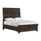 Colorado City Queen Storage Bed in Charcoal - Tampa Furniture Outlet