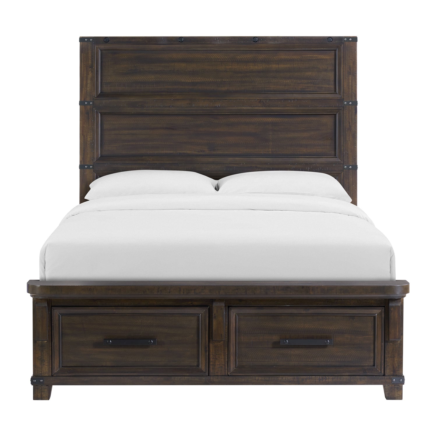 Colorado City Queen Storage Bed in Charcoal - Tampa Furniture Outlet