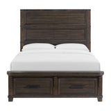 Colorado City Queen Storage Bed in Charcoal - Tampa Furniture Outlet