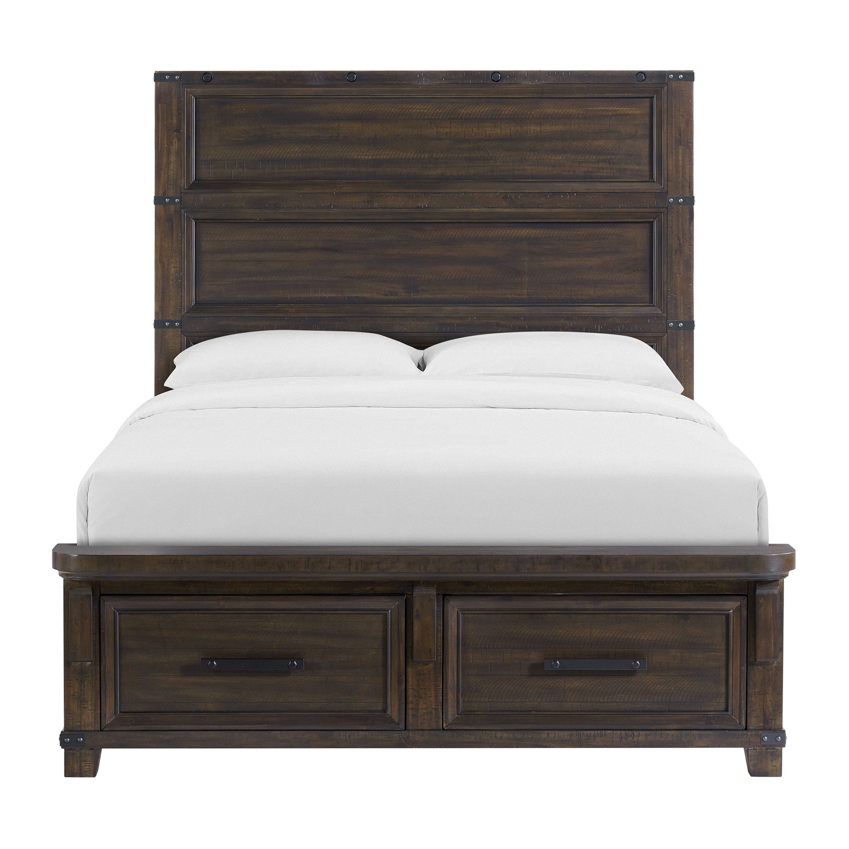 Colorado City Queen Storage Bed in Charcoal - Tampa Furniture Outlet