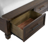 Colorado City King Storage Bed in Charcoal - Tampa Furniture Outlet