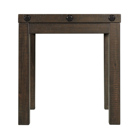Colorado Occasional End Table w/USB/Power Charcoal