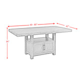 Colorado Counter Table - Tampa Furniture Outlet