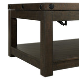 Colorado Occasional Coffee Table w/Lift Top Charcoal - Tampa Furniture Outlet