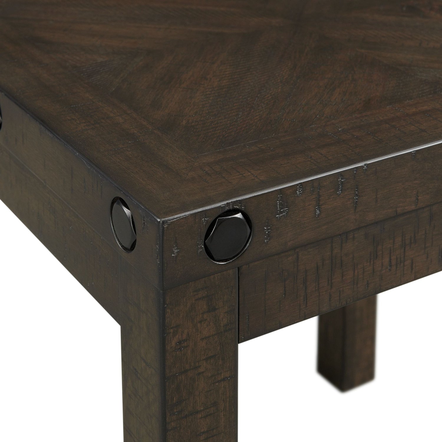 Colorado Occasional End Table w/USB/Power Charcoal - Tampa Furniture Outlet