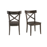 (D210-43C) Coronado- Side Chair (2/Ctn)- Chocolate - Tampa Furniture Outlet