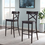 (D210-21C) Coronado- 30'' Barstool- Chocolate – SKU LCO100BST | Elements
