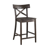 (D210-22C) Coronado- 24'' Counter Stool- Chocolate - Tampa Furniture Outlet