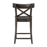 (D210-22C) Coronado- 24'' Counter Stool- Chocolate - Tampa Furniture Outlet