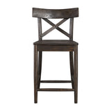(D210-22C) Coronado- 24'' Counter Stool- Chocolate - Tampa Furniture Outlet