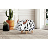 Cow Storage Stool in White and Black – SKU Y-13860-7-ST | Elements