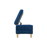 Crosby Bench Royale Cobalt (ISTA 3) - Tampa Furniture Outlet