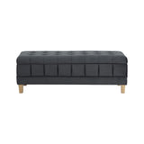 Crosby Bench Royale Grey (ISTA 3) - Tampa Furniture Outlet